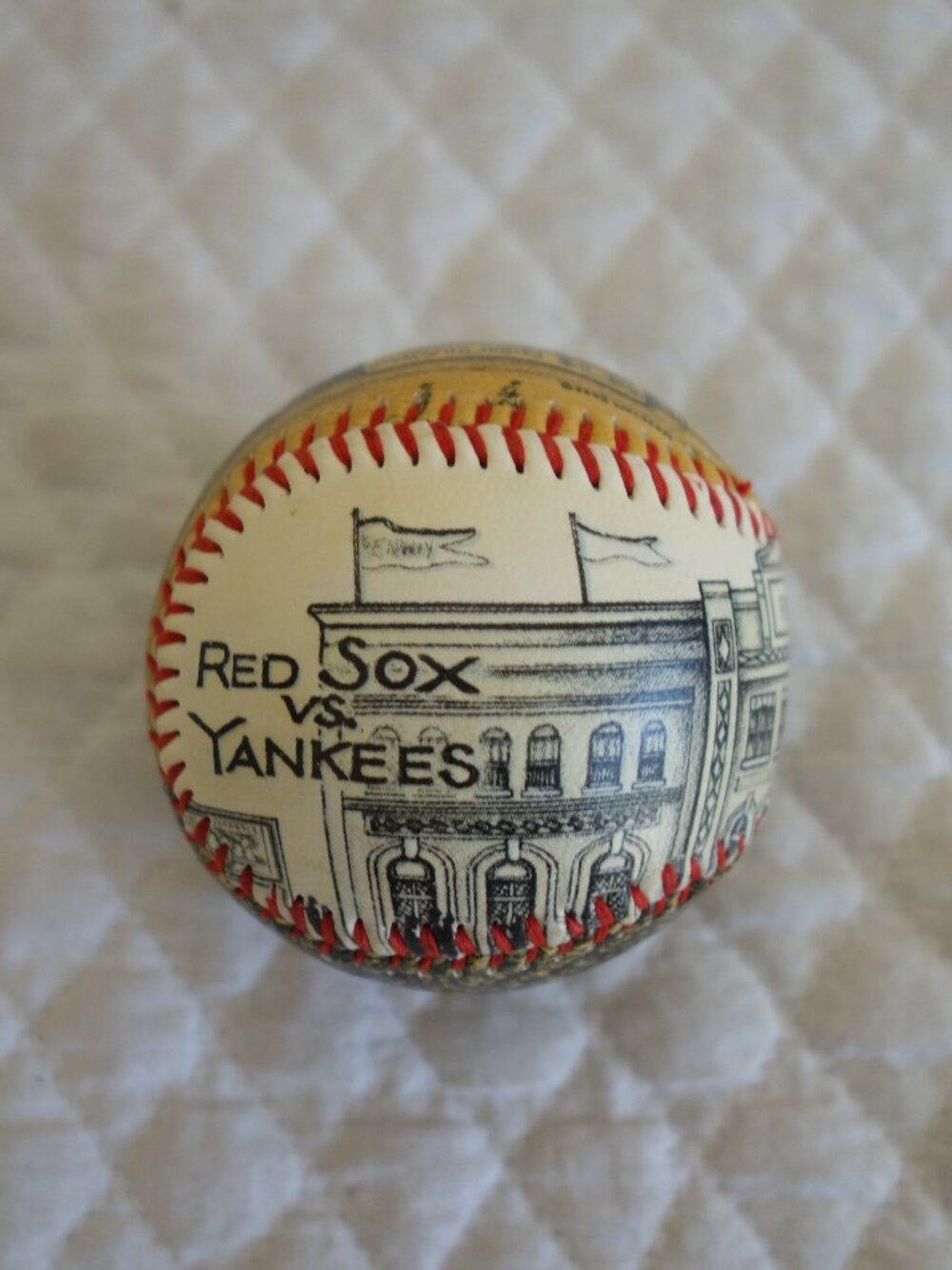 Fenway Park – Red Sox vs Yankees Souvenir Baseball